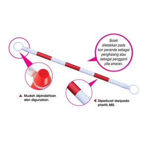 Palang Kon Boleh Dilaras - 可伸缩训练锥连接杆 - Retractable Cone Bar