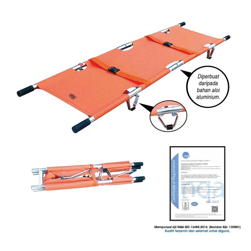 Pengusung Boleh Lipat Pertolongan Cemas - 折叠式急救担架 - Emergency Foldable Stretcher