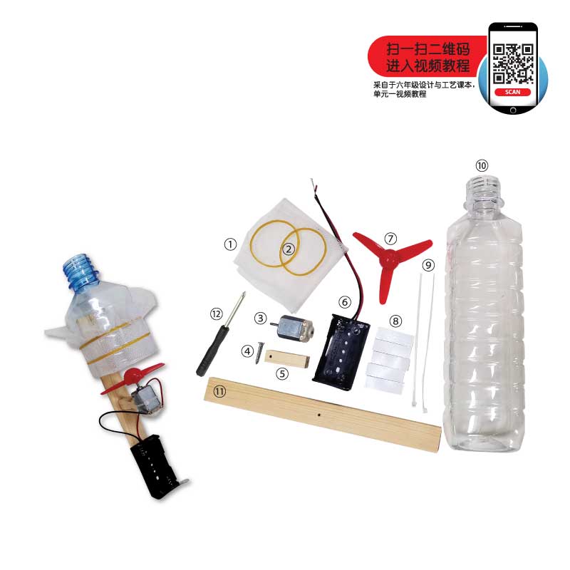 Set Penghasilan Pembersih Vakum Mesra Alam - 自制环保吸尘器