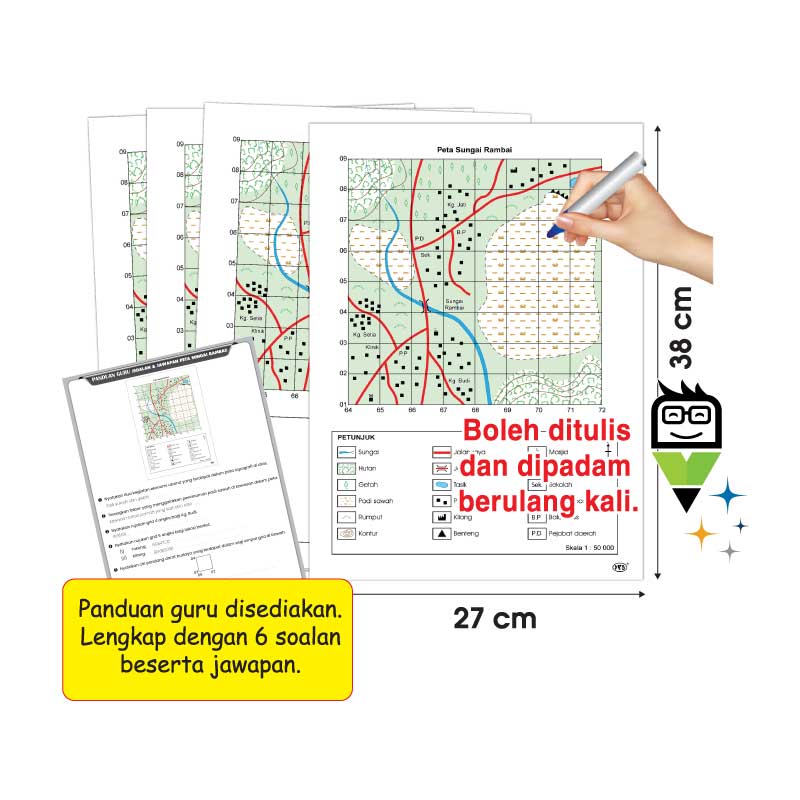 Kadbod Pembelajaran Peta Topografi Sungai Rambai