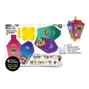 Pelita LED Warna-warni Aidilfitri