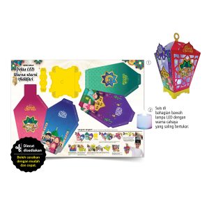 Pelita LED Warna-warni Aidilfitri