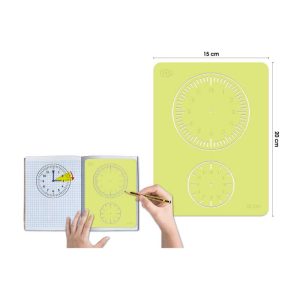 Stensil Muka Jam - 时钟绘画补助镂空模板