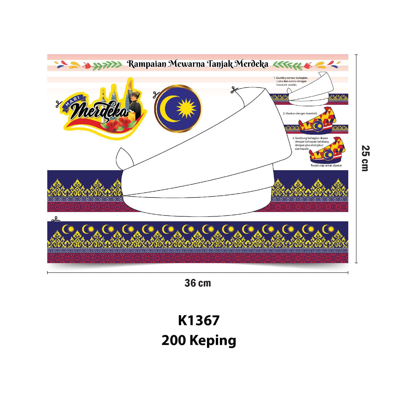 Rampaian Mewarna - Tanjak Merdeka - Image 4