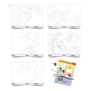 Seni Kraf Batik Kertas (Teknik Resis) - 蜡染巴迪
