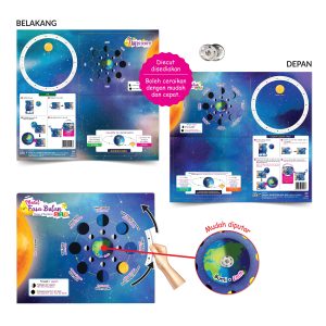 Model Fasa Bulan DIY - DIY 月相变化模型