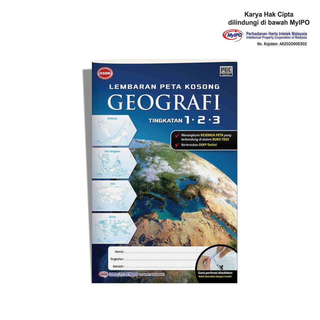 Buku Lembaran Peta Kosong - Geografi
