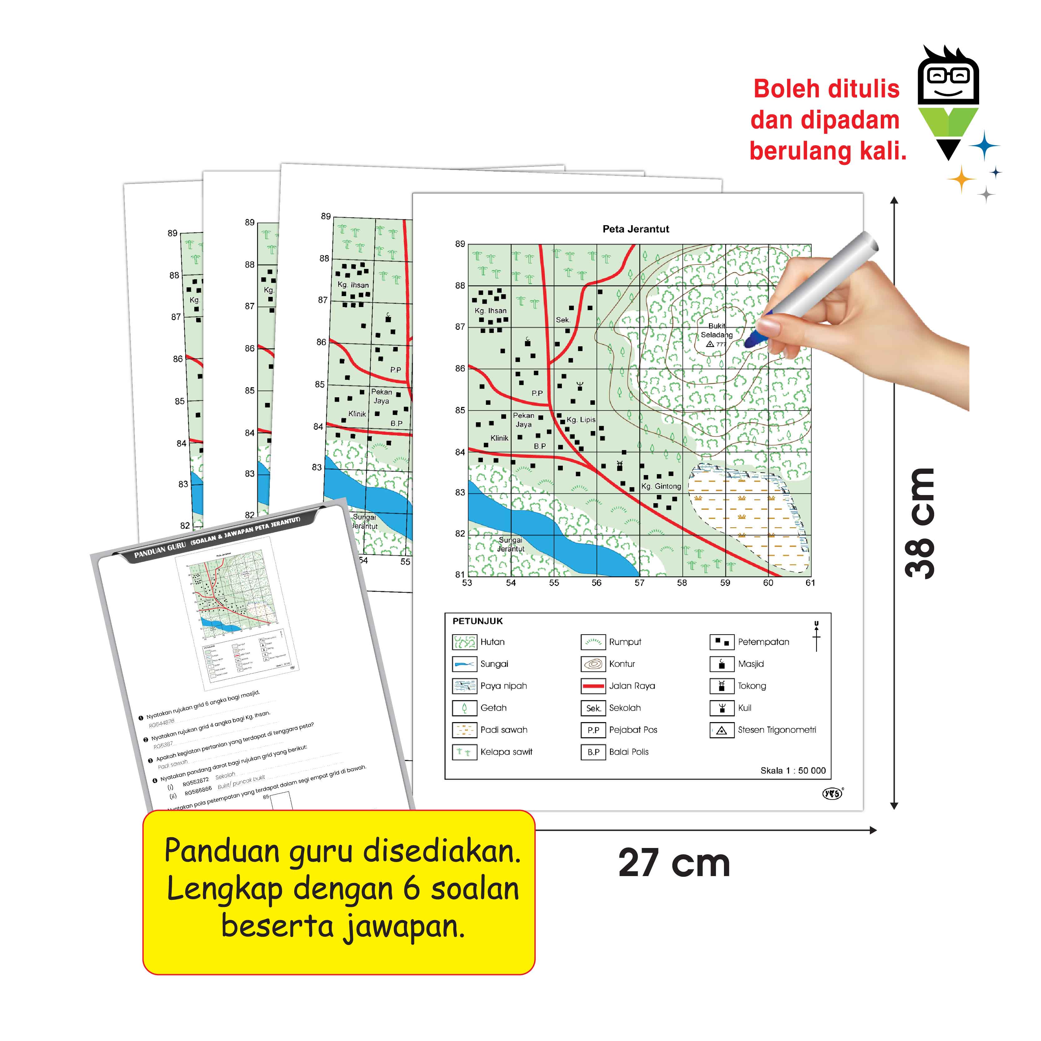 Kadbod Pembelajaran Peta Topografi Jerantut
