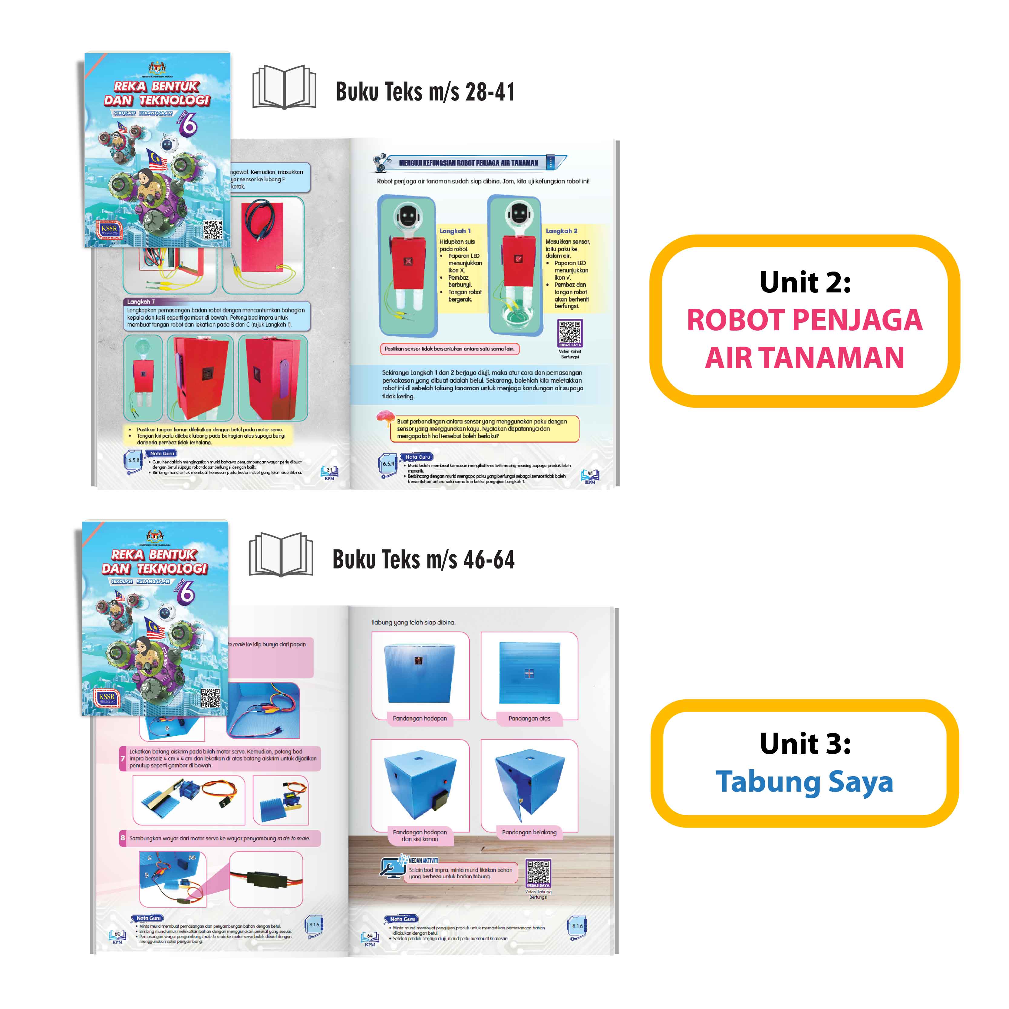 Papan micro:bit - Set Penghasilan Robot Penjaga Air Tanaman & Tabung Saya - Image 3