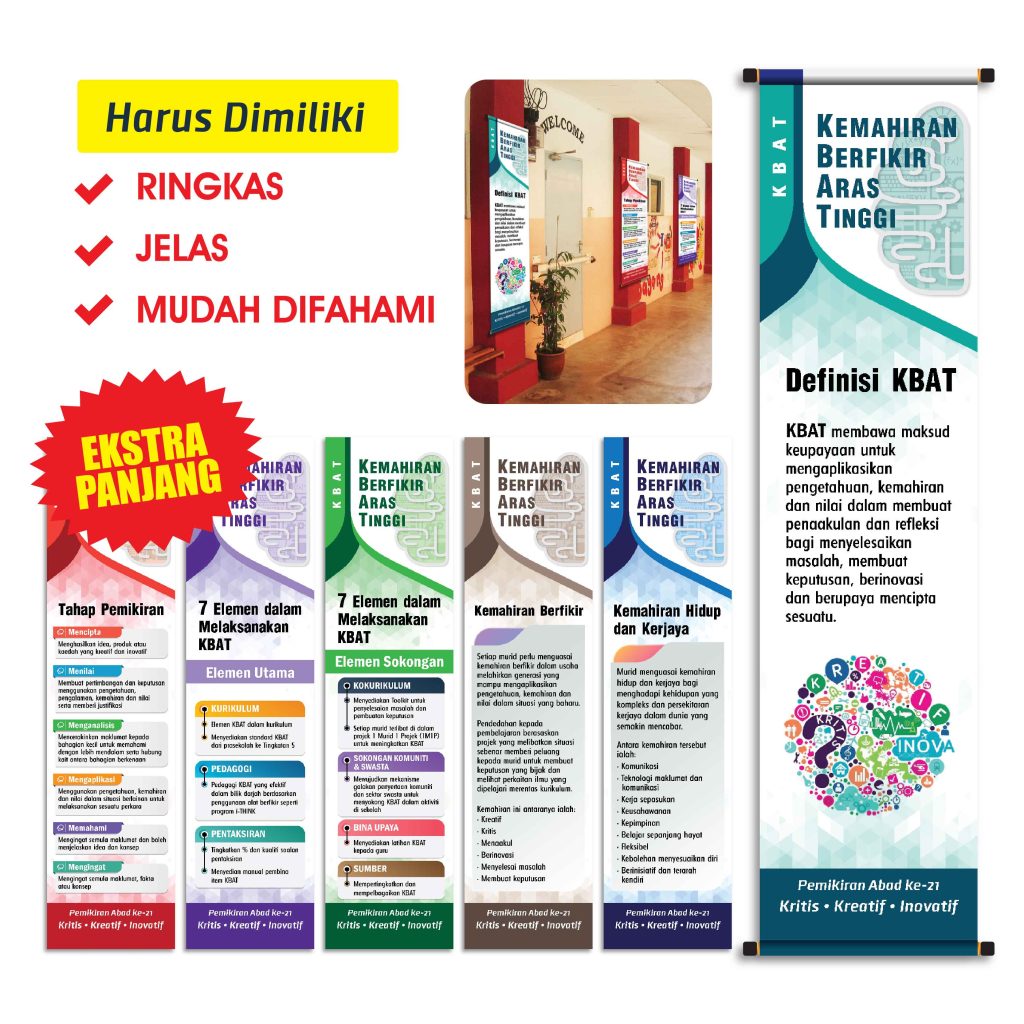 Bunting Koleksi Kemahiran Berfikir Aras Tinggi (KBAT)