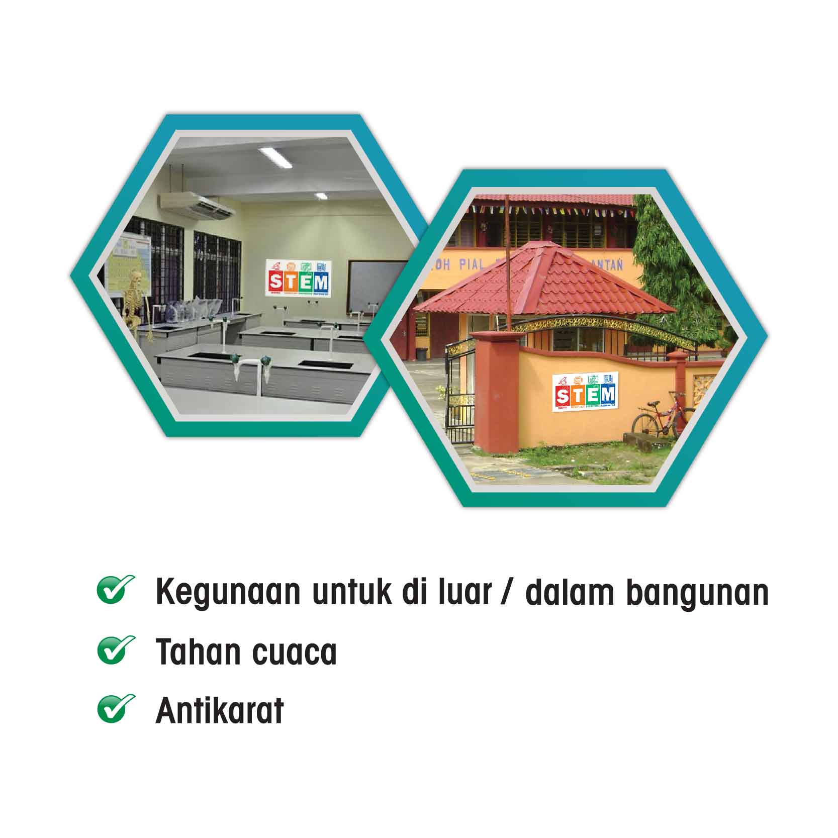 Papan Tanda Pendidikan STEM (Science, Technology, Engineering, Mathematics) - Image 2