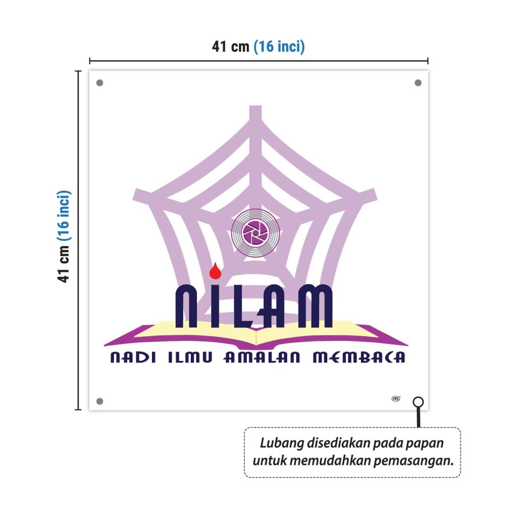 Papan Tanda Logo NILAM