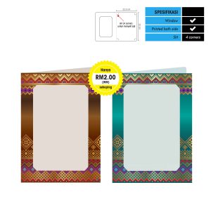 Folder Sijil Standard (Window) - Rekaan Songket