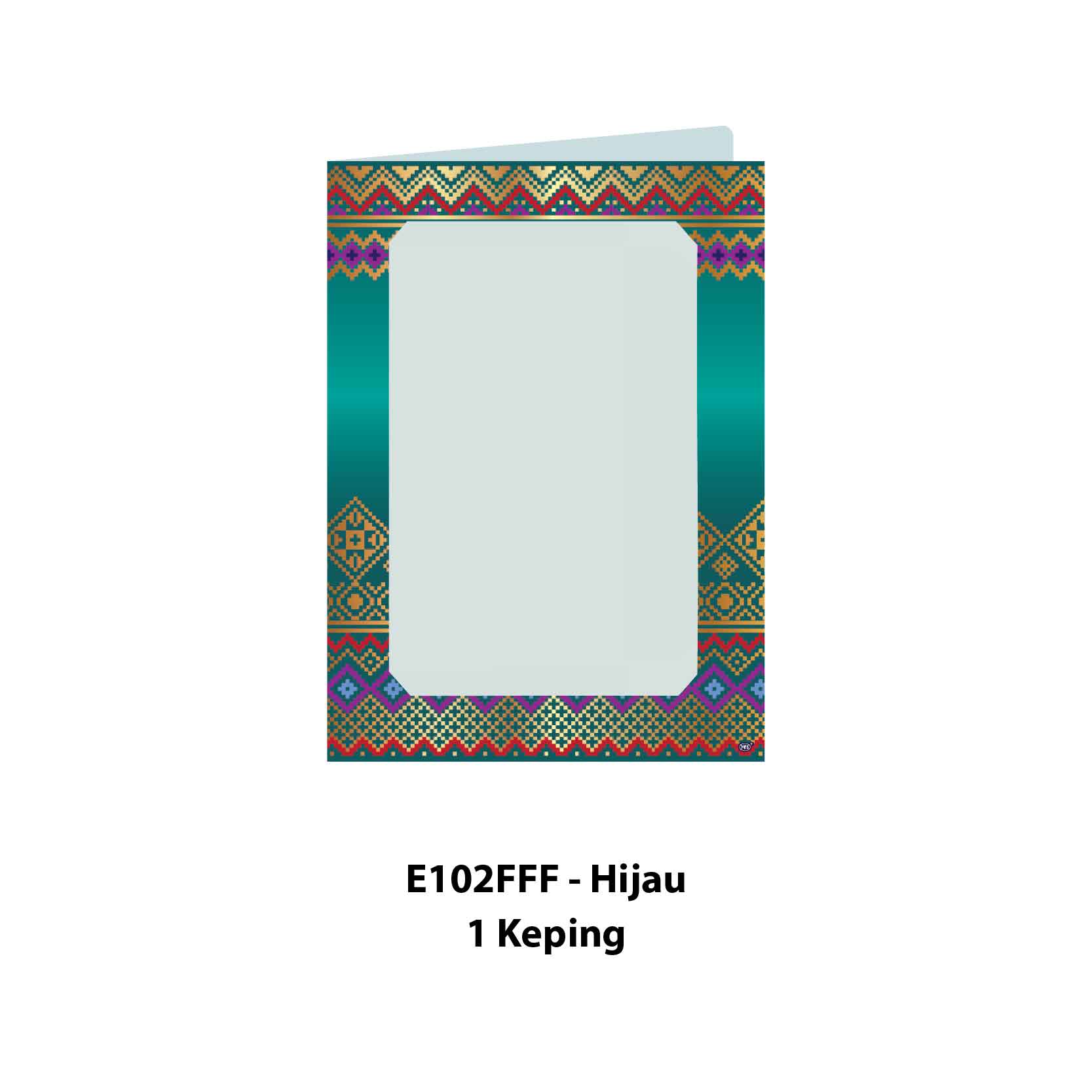 Folder Sijil Standard (Window) - Rekaan Songket - Image 4