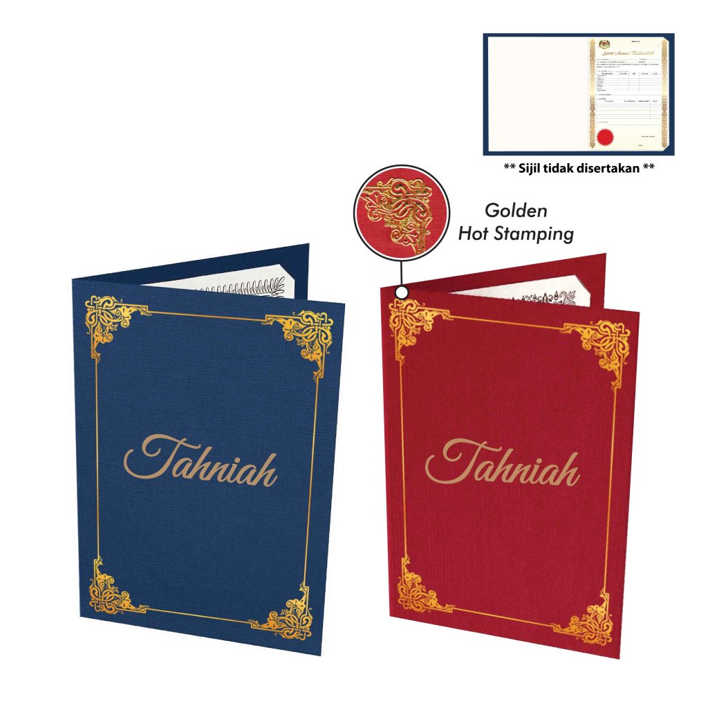 Folder Sijil Kulit Keras