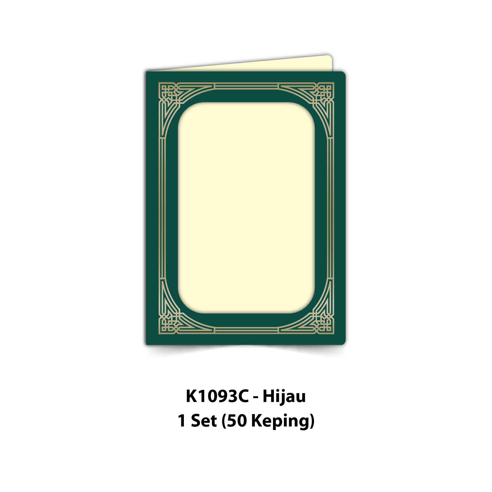 Folder Sijil Standard (Window) - Rekaan Seni Ukiran Motif Geometri - Image 7