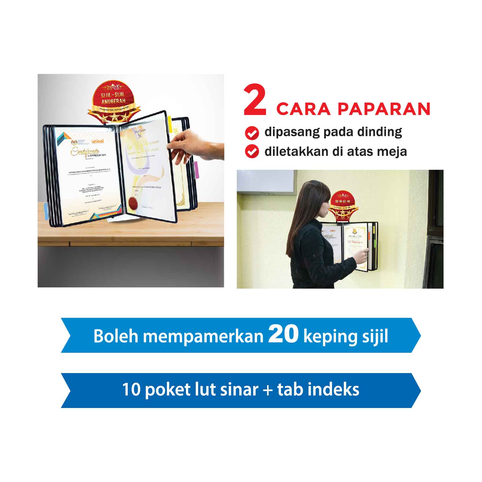 Certificate Display Holder